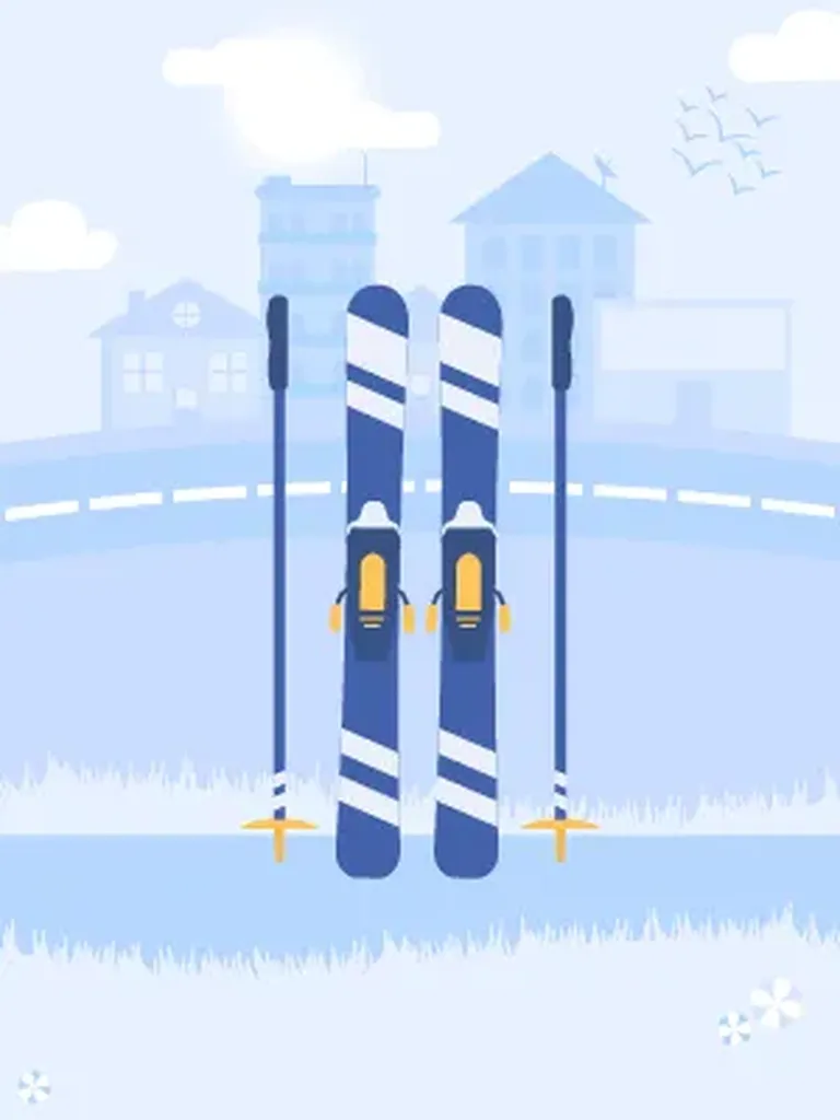 Equipement & piste de ski